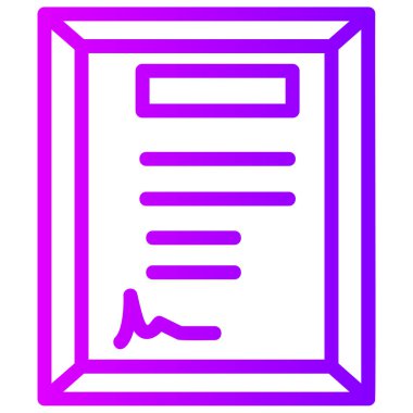 Belge simgesinin vektör illüstrasyonu