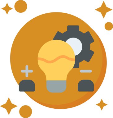 Ampul Simgesi, Vektör illüstrasyonu