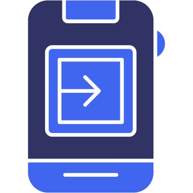 Akıllı çocuk. Web simgesi basit illüstrasyon