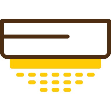 Tek bir izole çikolatalı pastanın vektör çizimi