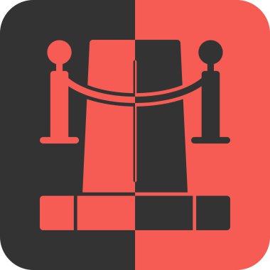 Modern b 'nin vektör illüstrasyonu halat simgesinden yoksun