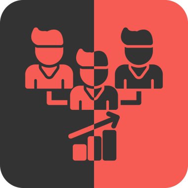 Bir insan simgesinin vektör illüstrasyonu