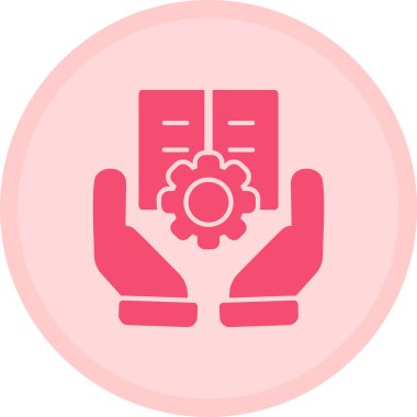 Vektör çizimi. Saksıda bir çiçek.