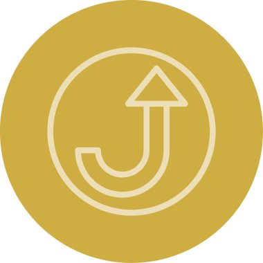 Satır simgesinin eşsiz vektör simgesi