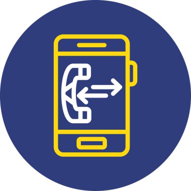 Cep telefonu. Basit simge