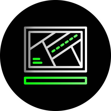 Seo simgesinin vektör illüstrasyonu