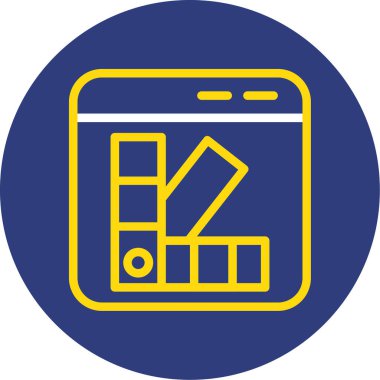 vektör lcd simgesi illüstrasyonu