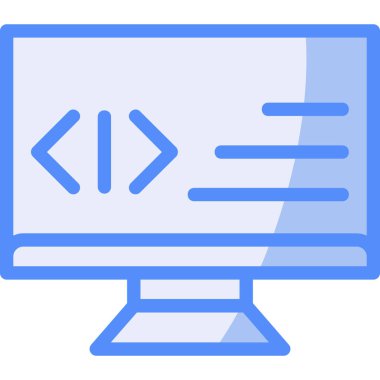 Kodlama ağ geliştirme simgesi