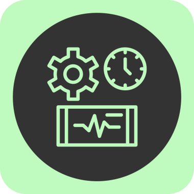 ayar simgesi, vektör tasarımı