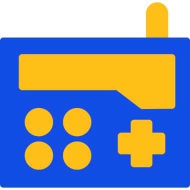 oyun konsolu joystick simgesi - taslak biçimi