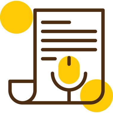 belge dosya simgesi, vektör illüstrasyonu