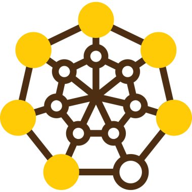 şebeke. Web simgesi basit illüstrasyon