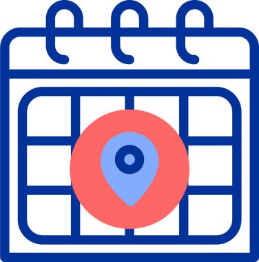 konum. Web simgesi basit illüstrasyon