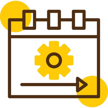 dişli simgesi, basit vektör illüstrasyonuName