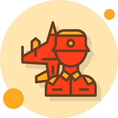 robot. Web simgesi basit illüstrasyon