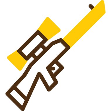 silah simgesi vektör illüstrasyonu