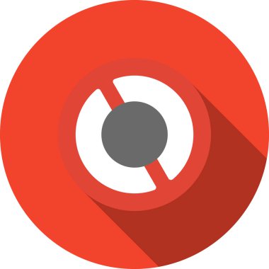 kamera fotoğrafçılık simgesi düz stil