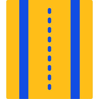 Mavi rengin sarı arkaplanının vektör çizimi