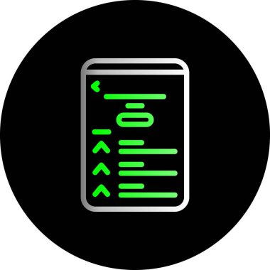 Uygulama modern simgesinin vektör illüstrasyonu