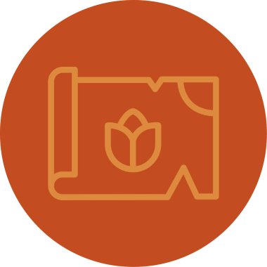 Kitap Simgesi. Vektör İllüstrasyonu