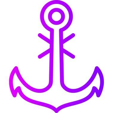 çapa simgesi. vektör illüstrasyonu