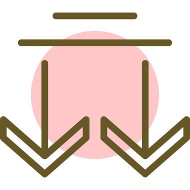 Plaj sandalyesinin vektör çizimi