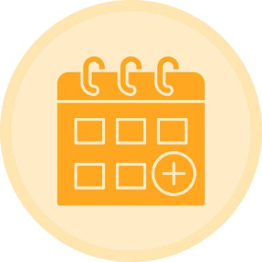 Takvim. Web simgesi basit illüstrasyon