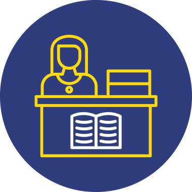 Vektör kabine simgesi, vektör illüstrasyonu, basit ve düzenlenebilir konsept