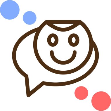 Mutlu sohbetler. Basit tasarım