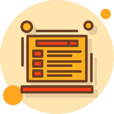 Web simgesi vektör illüstrasyonu