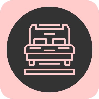 Modern b 'nin vektör illüstrasyonu simge unsurundan yoksun