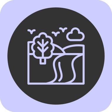 Bir ağacın vektör illüstrasyonu