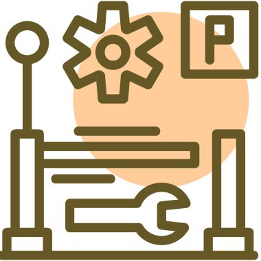 Web ve Geliştirme simgesi, vektör illüstrasyonu