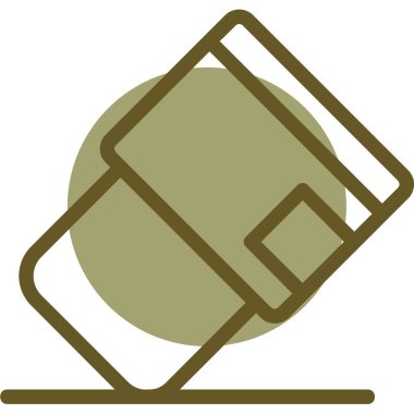 Ofis ve modern simgenin vektör illüstrasyonu