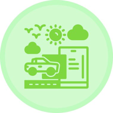 Modern simgenin vektör illüstrasyonu