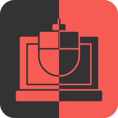 Bir torba su simgesinin vektör illüstrasyonu