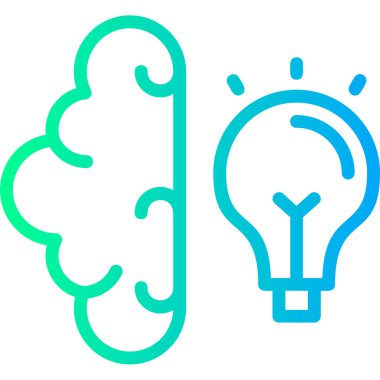 Ampul. Web simgesi basit illüstrasyon