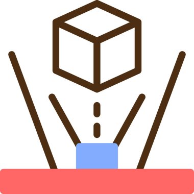 Basit vektör illüstrasyon simgesi