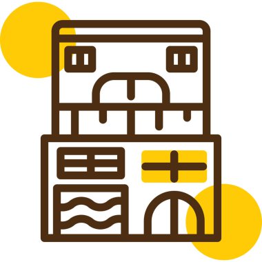 nakit nakit para simgesi ana hatları biçiminde