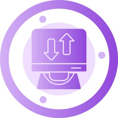 İndir. Web simgesi basit illüstrasyon