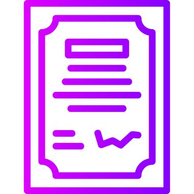 Belge. Web simgesi basit tasarım