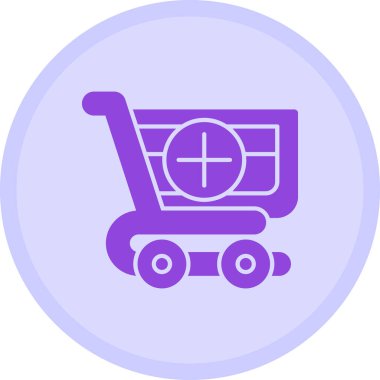 Sepet ikonu vektör illüstrasyonu