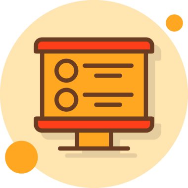 yönetim kurulu finans simgesi - taslak biçimi