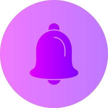 Zil. Web simgesi basit illüstrasyon