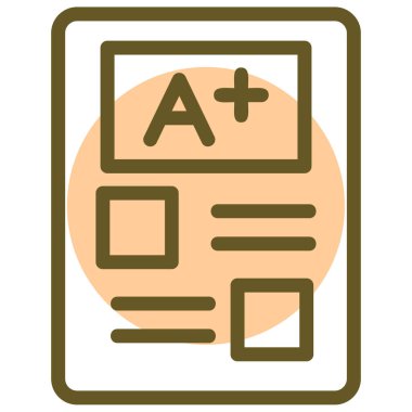 Kitap. Web simgesi basit illüstrasyon