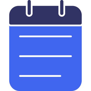 Takvim. Web simgesi basit illüstrasyon