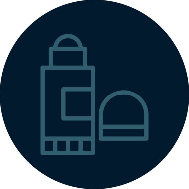 Güzellik ve moda simgesinin vektör çizimi