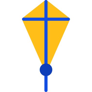 Uçurtma. Web simgesi basit illüstrasyon