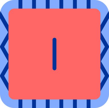 Modern bir simgenin vektör illüstrasyonu