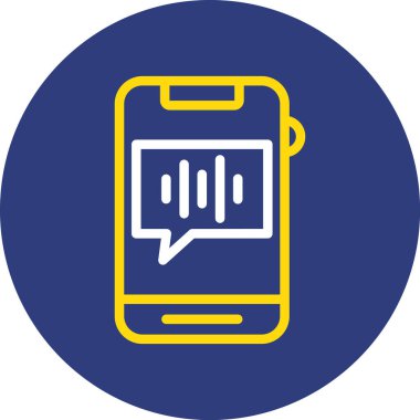 İleti vektör simgesine sahip akıllı telefon